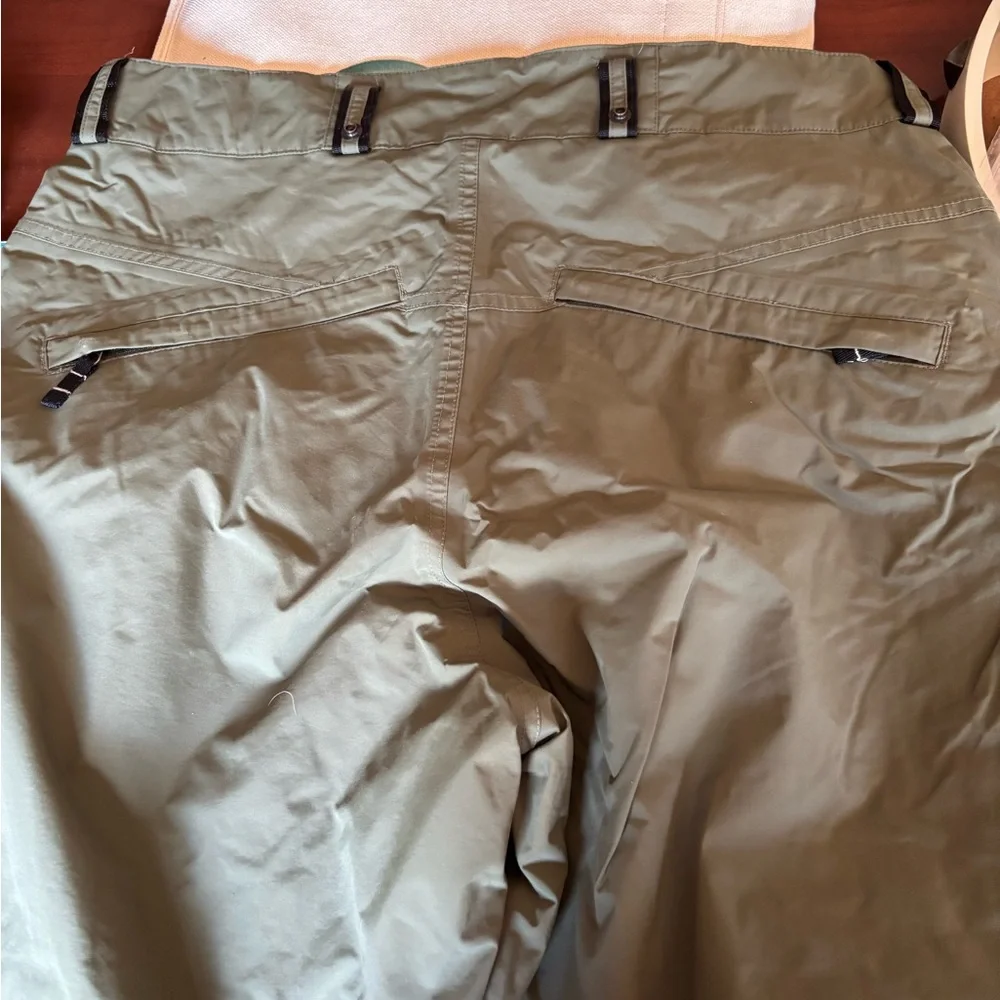 Bonfire Particle waterproof khaki green snowboard ski pants size XL